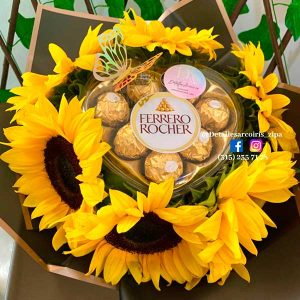 ramo buchon-girasoles